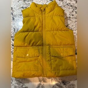 Old Navy Bright Yellow Puffer Vest